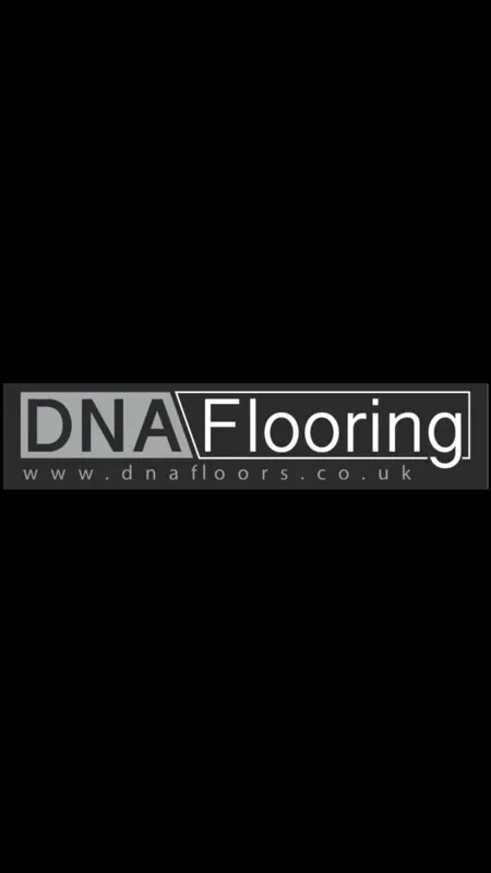 A flooring installation in progress